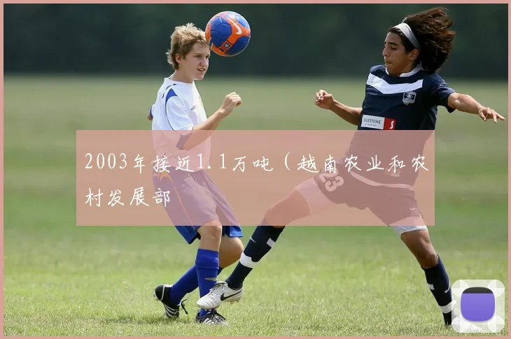 2003年接近1.1万吨（越南农业和农村发展部